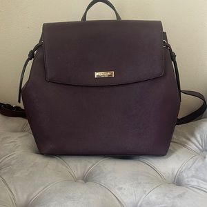 Purple Kate spade backpack